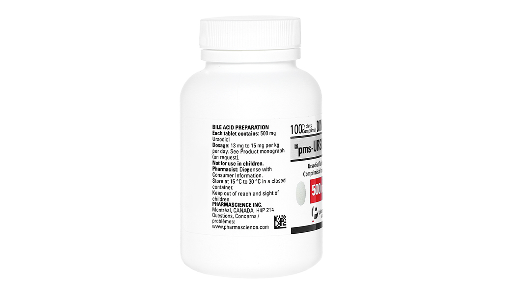 Pms-Ursodiol C 500mg hỗ trợ trị bệnh lý về gan mật