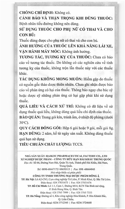 Thuốc cốm Tràng Vị Khang trị viêm dạ dày, đại tràng