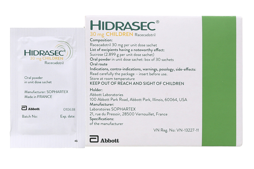 Đánh giá và tác dụng của thuốc tiêu chảy hidrasec 30mg trong điều trị