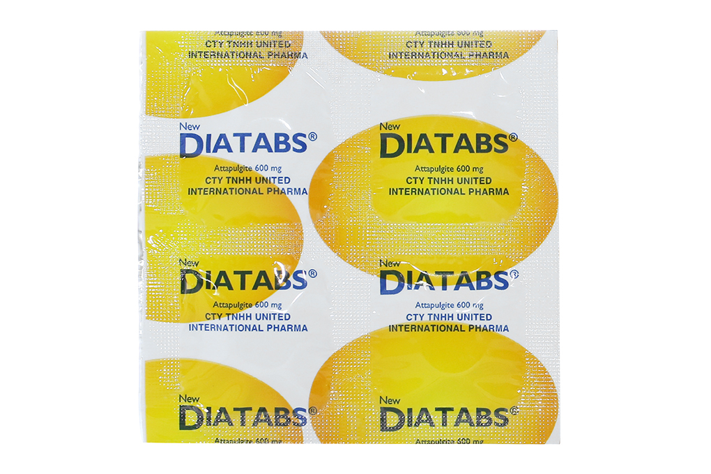 New Diatabs 600mg trị tiêu chảy