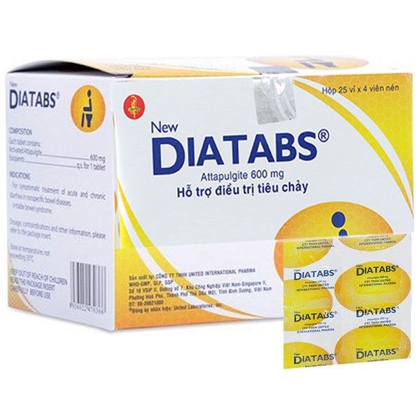 Thuốc tiêu chảy Diatabs: Công dụng, Liều lượng và Hướng dẫn sử dụng