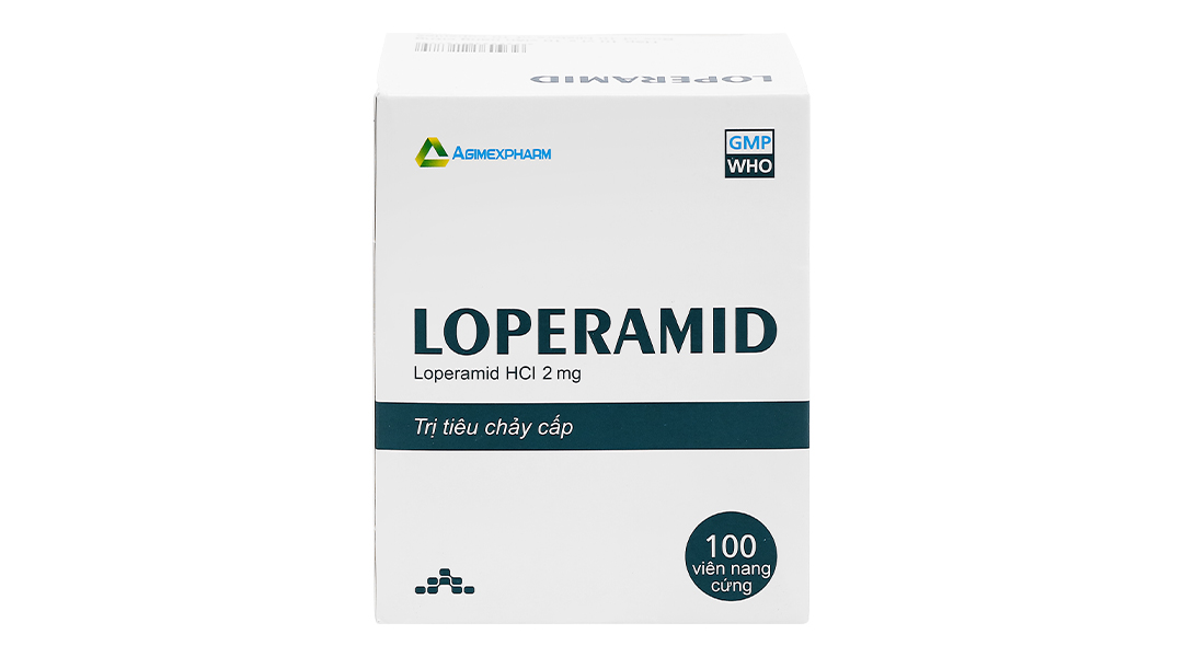 Loperamid 2mg trị tiêu chảy