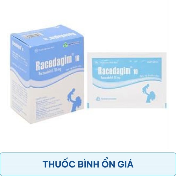 Thuốc cốm Racedagim 10 trị tiêu chảy cấp ở trẻ em