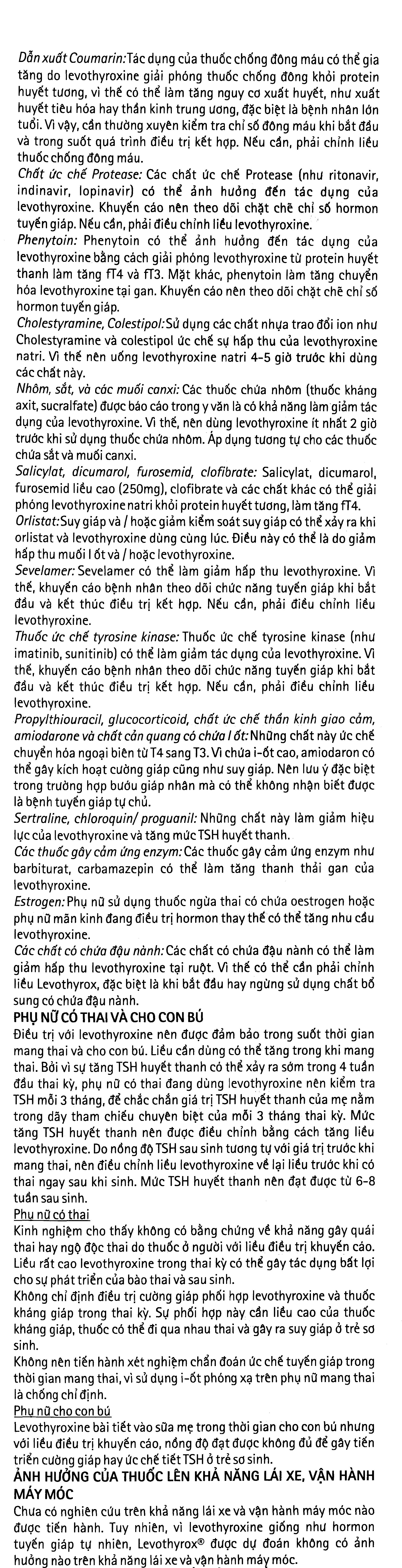 Levothyrox 100µg điều trị bệnh lý tuyến giáp (2 vỉ x 15 viên) - 8