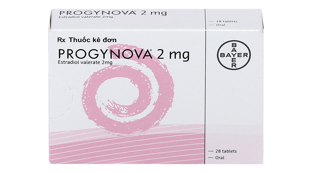 Progynova 2mg trị thiếu estrogen do mãn kinh