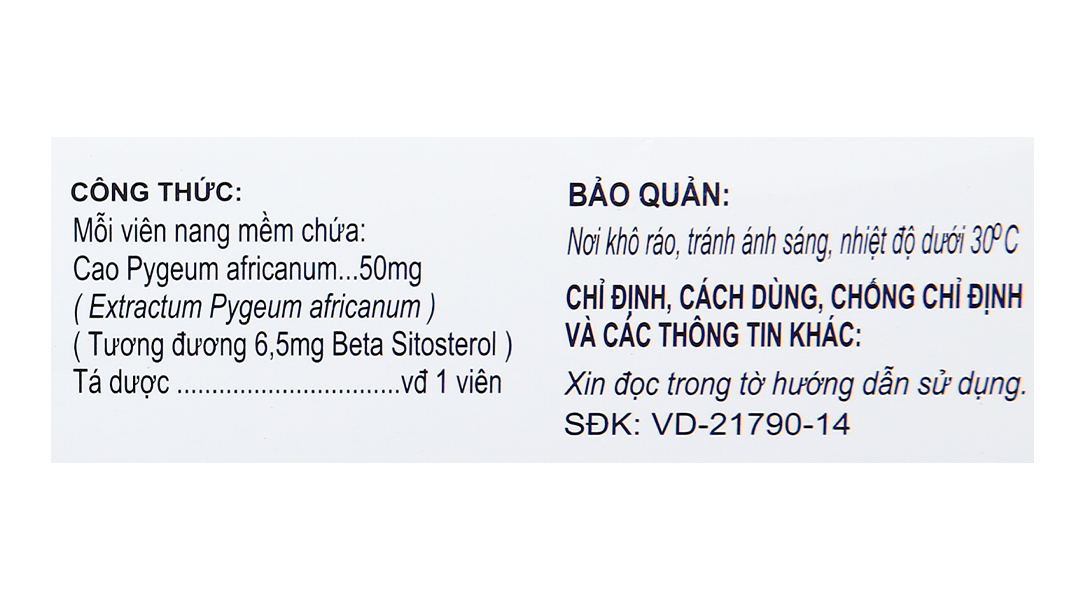 ShineTadeno 50mg trị phì đại tuyến tiền liệt