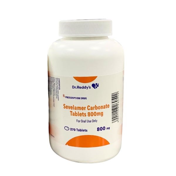 Sevelamer Carbonate Dr.Reddy’s 800mg kiểm soát Phospho trong chạy thận
