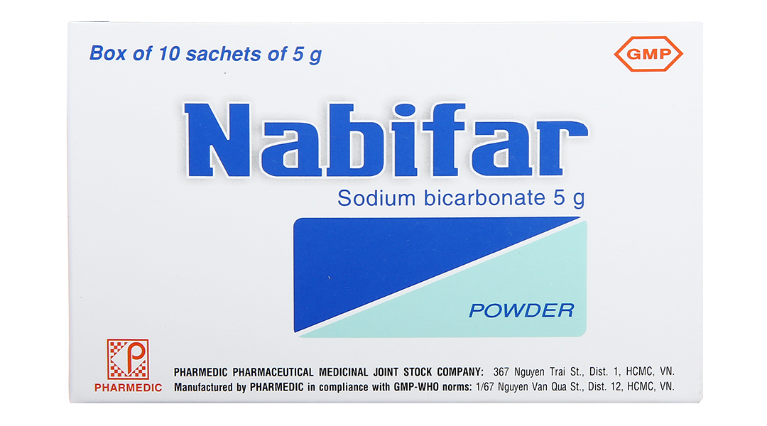 Natri bicarbonat gói 5g được sử dụng cho mục đích gì?