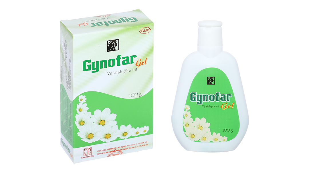 Gel vệ sinh phụ nữ Gynofar trị viêm âm đạo, huyết trắng, sát trùng ngoài da  chai 100g -07/2023 | nhathuocankhang.com