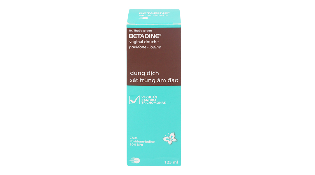 Dung dịch Betadine Vaginal Douche 10% hỗ trợ trị nhiễm khuẩn âm đạo