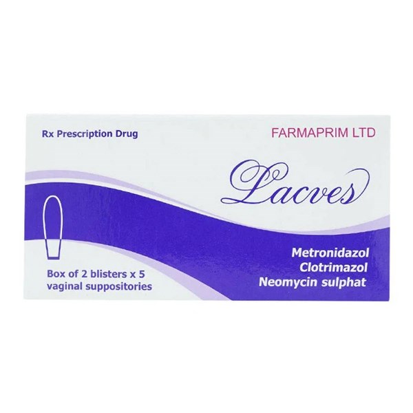 Viên đặt âm đạo Lacves điều trị viêm âm đạo