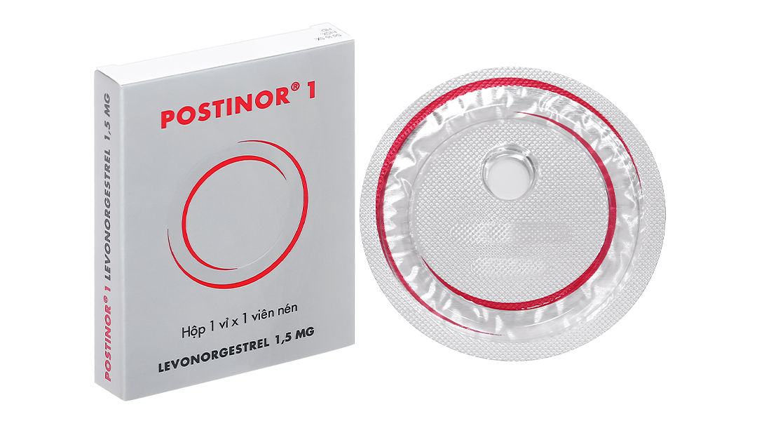 Postinor 1 thuốc tránh thai khẩn cấp trong vòng 72 giờ (1 vỉ x 1 ...