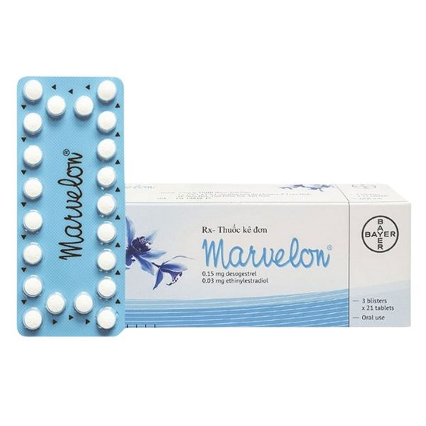 Marvelon Bayer 0,15mg/0,03mg tránh thai hàng ngày