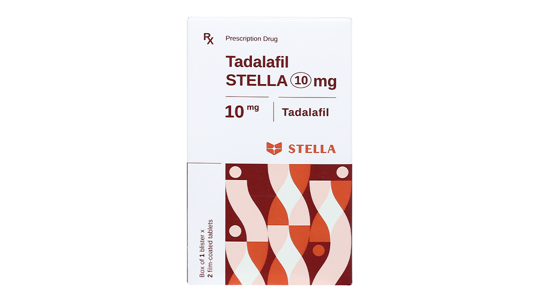Tadalafil Stella 10mg trị rối loạn cương dương