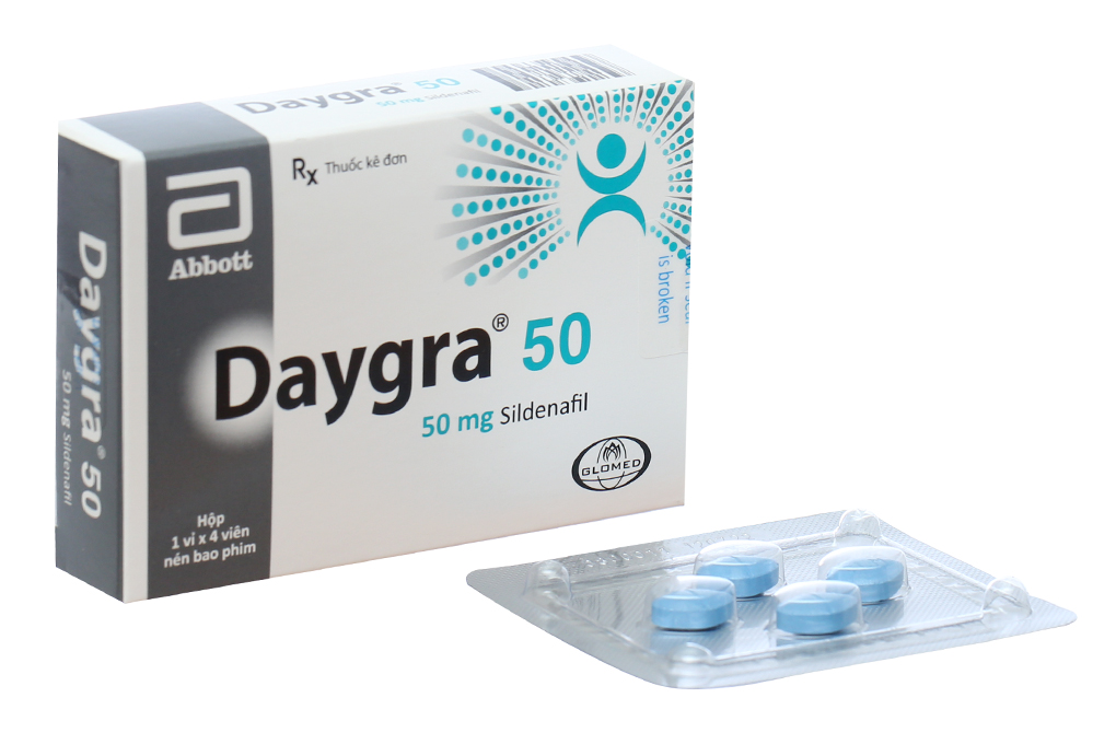 Daygra 50 trị rối loạn cương dương