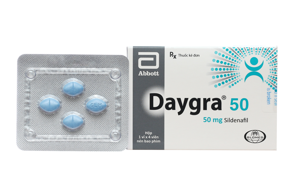 Daygra 50 trị rối loạn cương dương