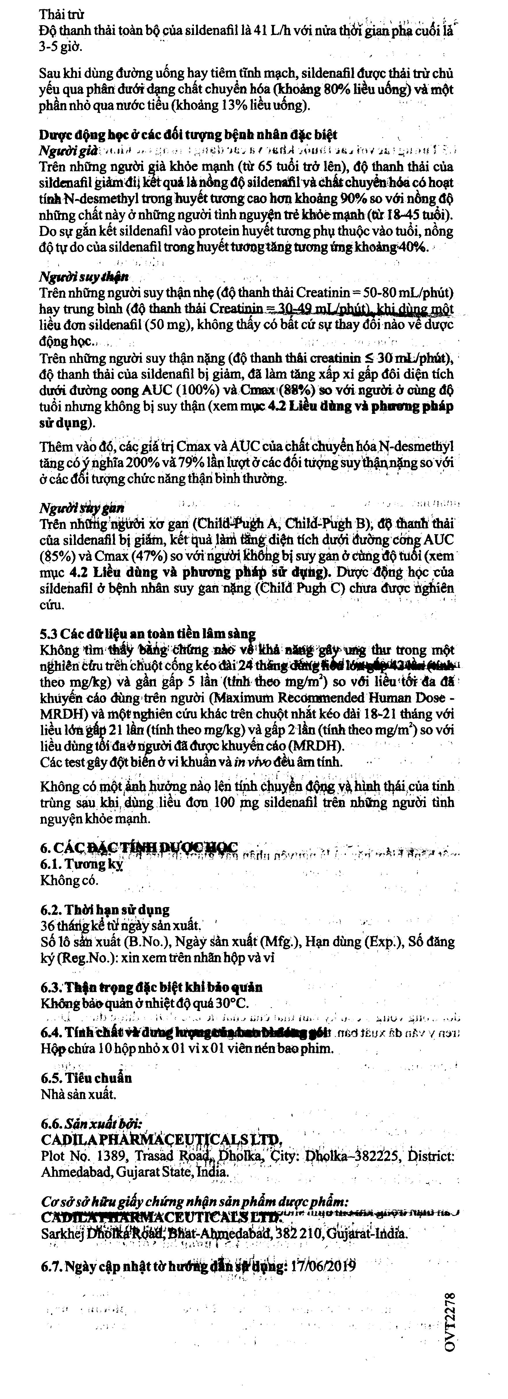Cupid 50 trị các tình trạng rối loạn cương dương (1 vỉ x 1 viên) - 11