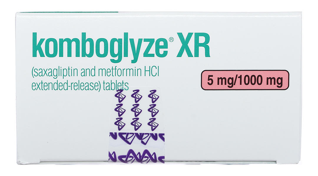 Komboglyze XR 5mg/1000mg trị đái tháo đường