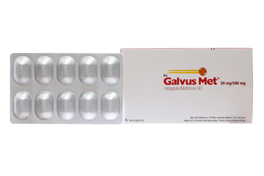 Galvus Met 50mg/500mg trị đái tháo đường