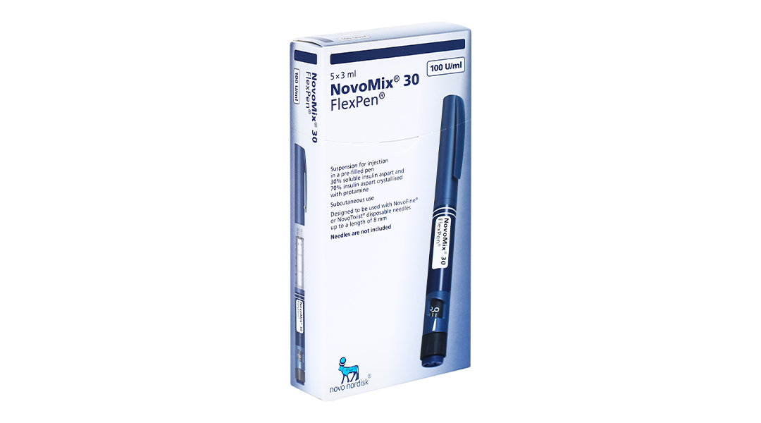 Bút tiêm NovoMix 30 FlexPen 100IU/ml trị đái tháo đường