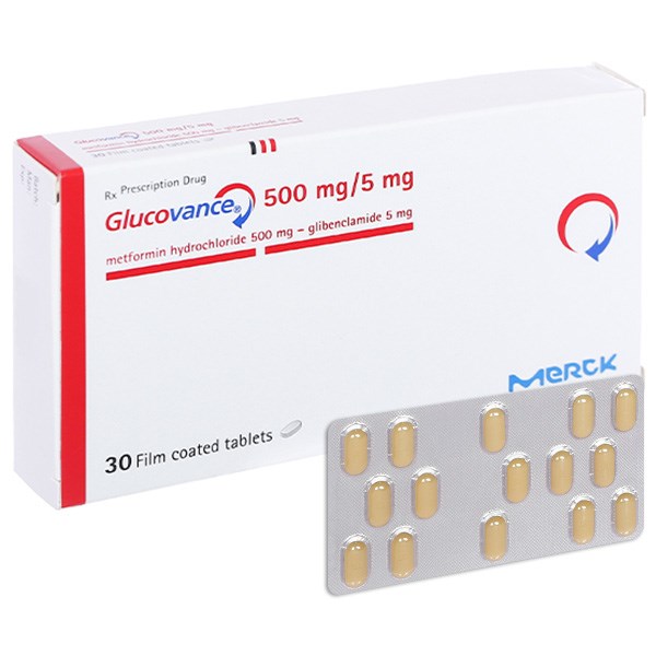 Thuốc Glucovance 500mg/2.5mg trị đái tháo đường tuýp 2 - 09/2024 ...