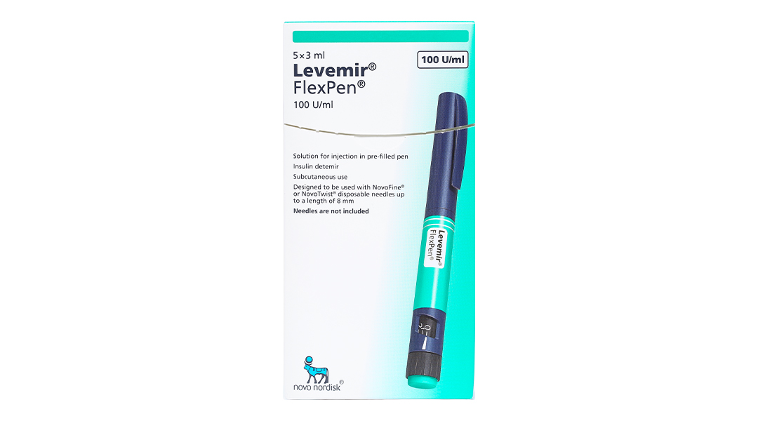 Bút tiêm Levemir FlexPen 100U/ml trị đái tháo đường