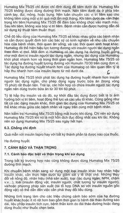 Bút tiêm Humalog Mix 75/25 KwikPen 100IU/ml trị đái tháo đường (5 cây x 3ml) - 9