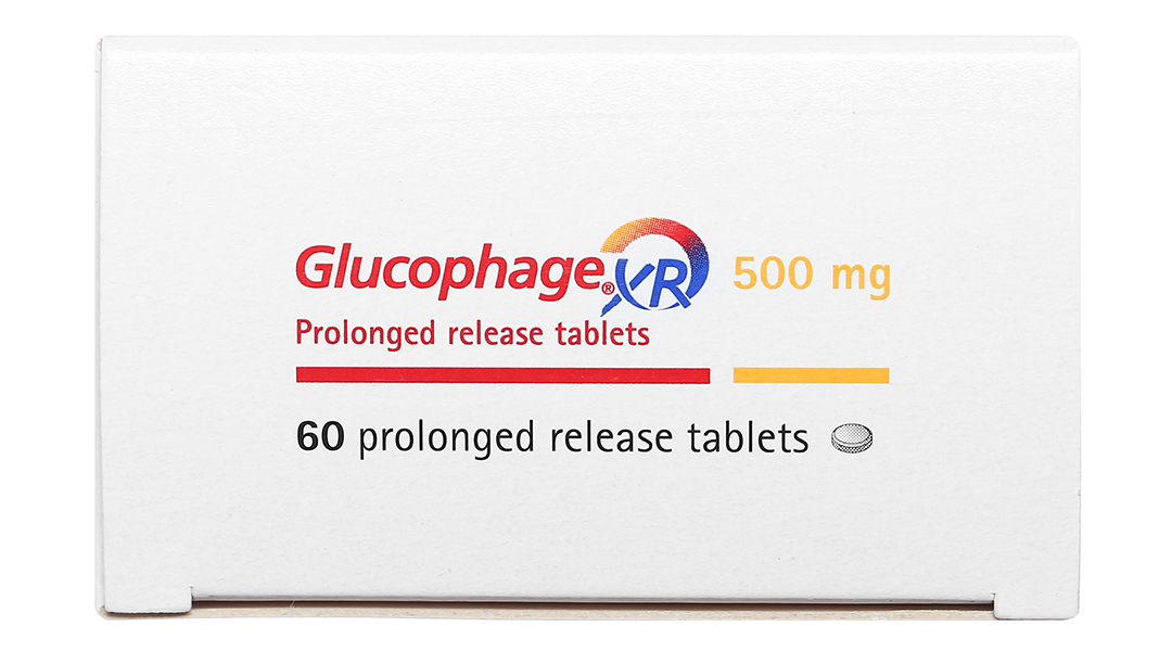 Glucophage XR 500mg trị đái tháo đường