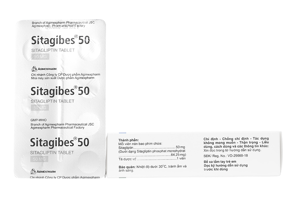 Sitagibes 50 trị đái tháo đường