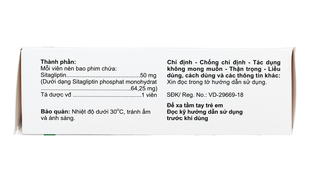 Sitagibes 50 trị đái tháo đường