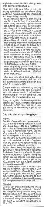 Siofor 500 trị đái tháo đường