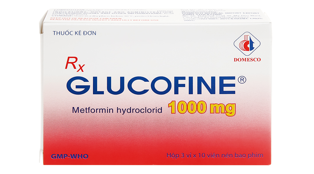 Glucofine 1000mg trị đái tháo đường
