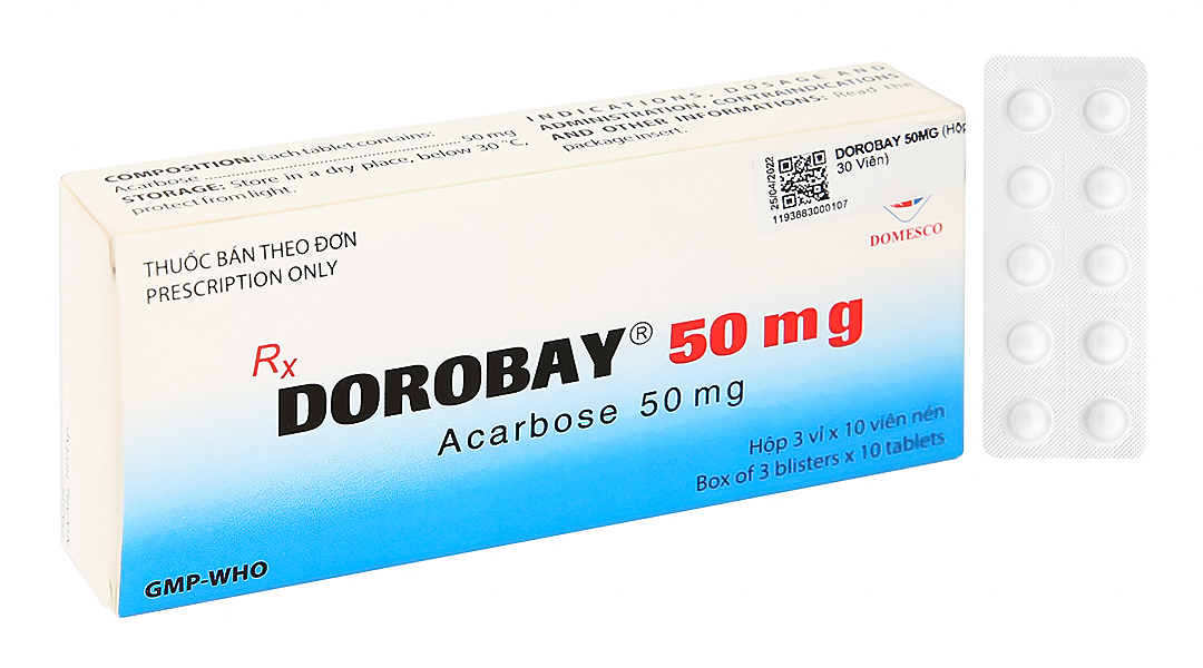 Dorobay 50mg trị đái tháo đường tuyp II