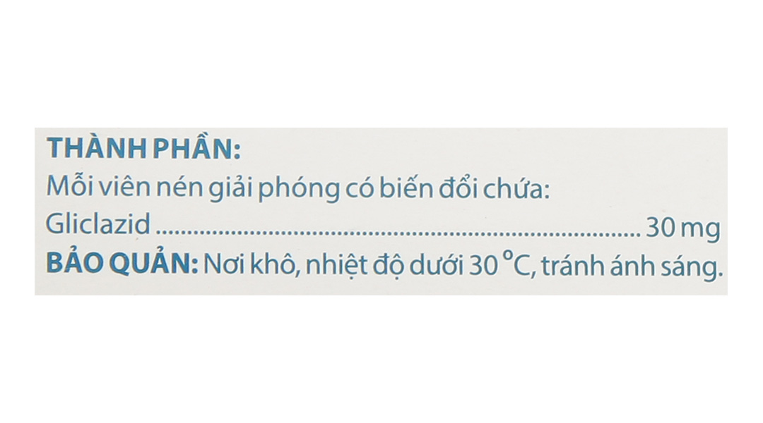 Dorocron MR 30mg trị đái tháo đường