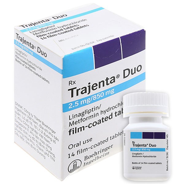 Trajenta Duo 2.5mg/850mg trị đái tháo đường