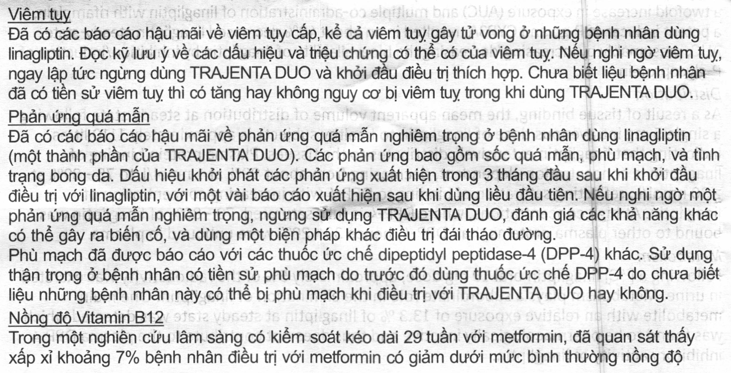 Trajenta Duo 2.5mg/500mg trị đái tháo đường tuýp II lọ 60 viên - 12