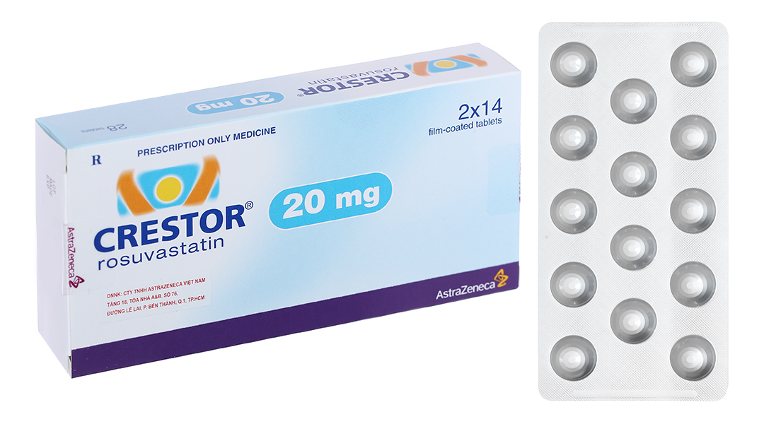 Thuốc Mỡ Máu Crestor 20mg: Công Dụng, Liều Dùng và Lưu Ý Quan Trọng