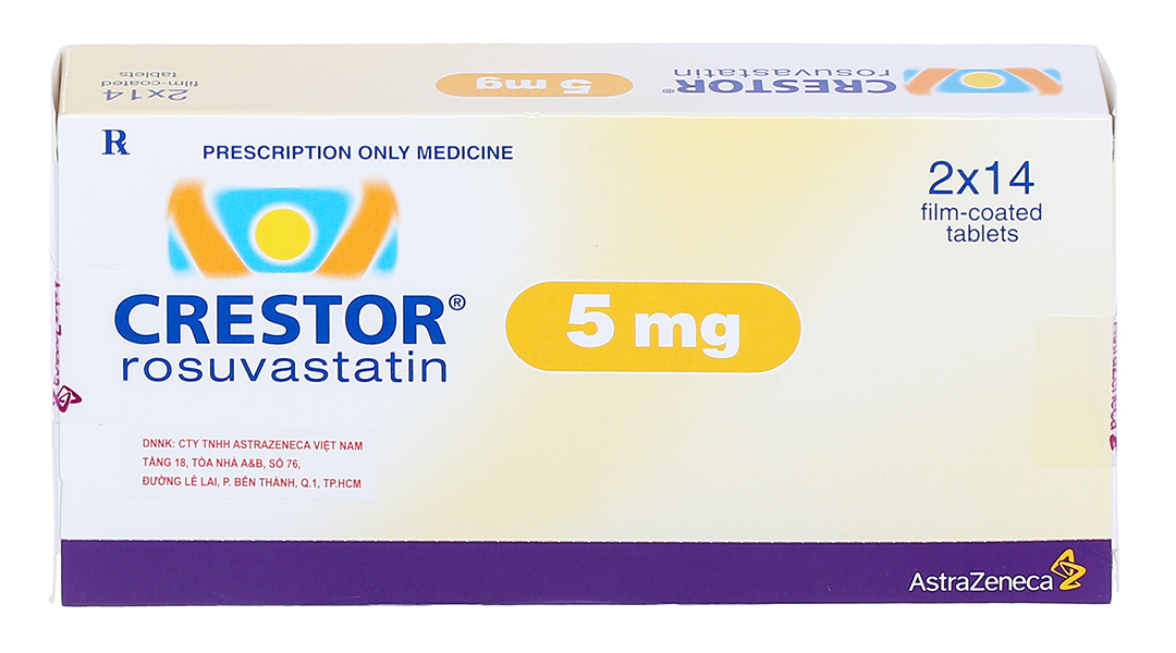 Crestor 5mg trị rối loạn lipid máu
