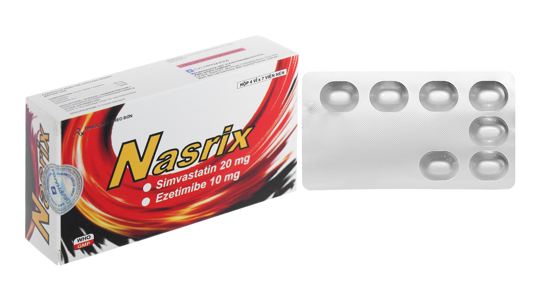 Nasrix điều trị rối loạn mỡ máu (4 vỉ x 7 viên) - 10