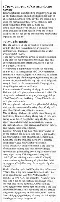 Rosutrox 10mg trị tăng cholesterol trong máu (4 vỉ x 7 viên) - 10