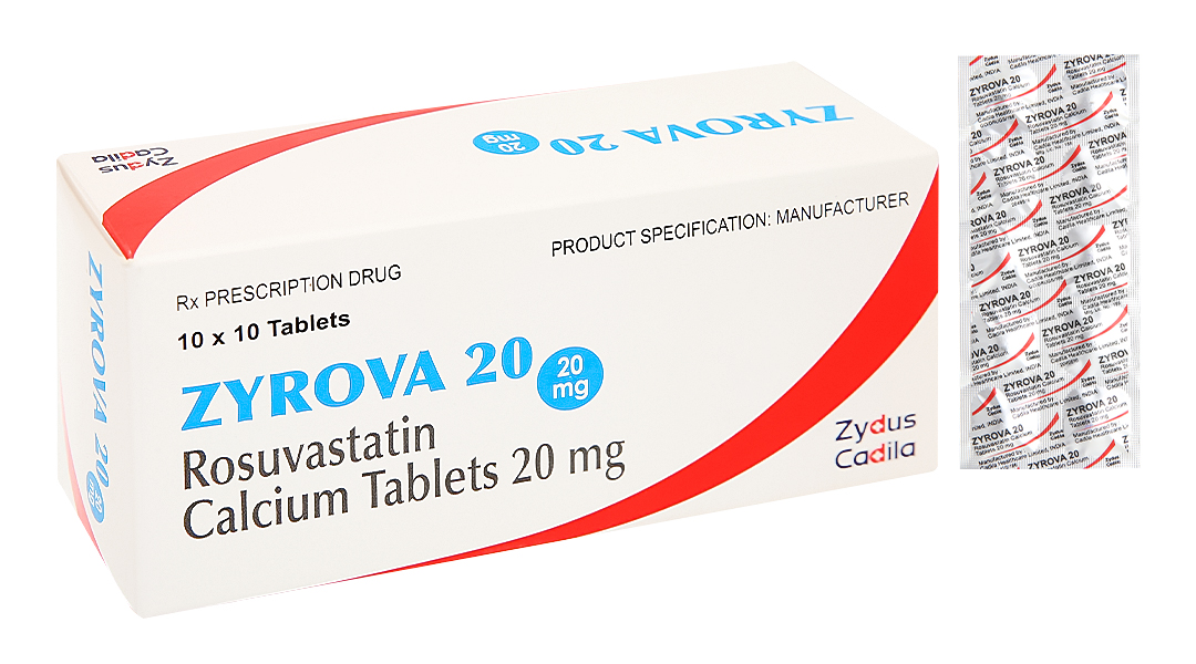 Zyrova 20 trị rối loạn lipid máu