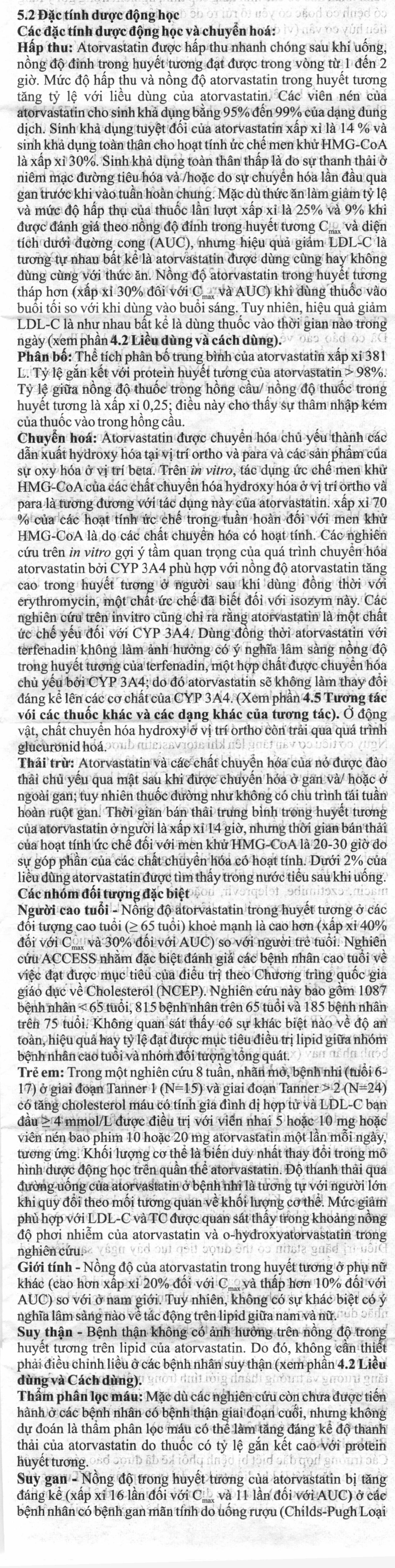 Caditor 40 trị tăng cholesterol huyết