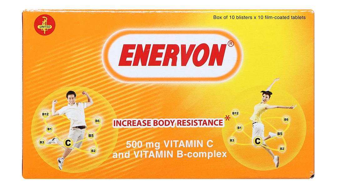 Enervon bổ sung vitamin nhóm B và vitamin C