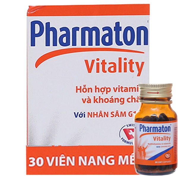 Pharmaton Vitality bổ sung vitamin và khoáng chất