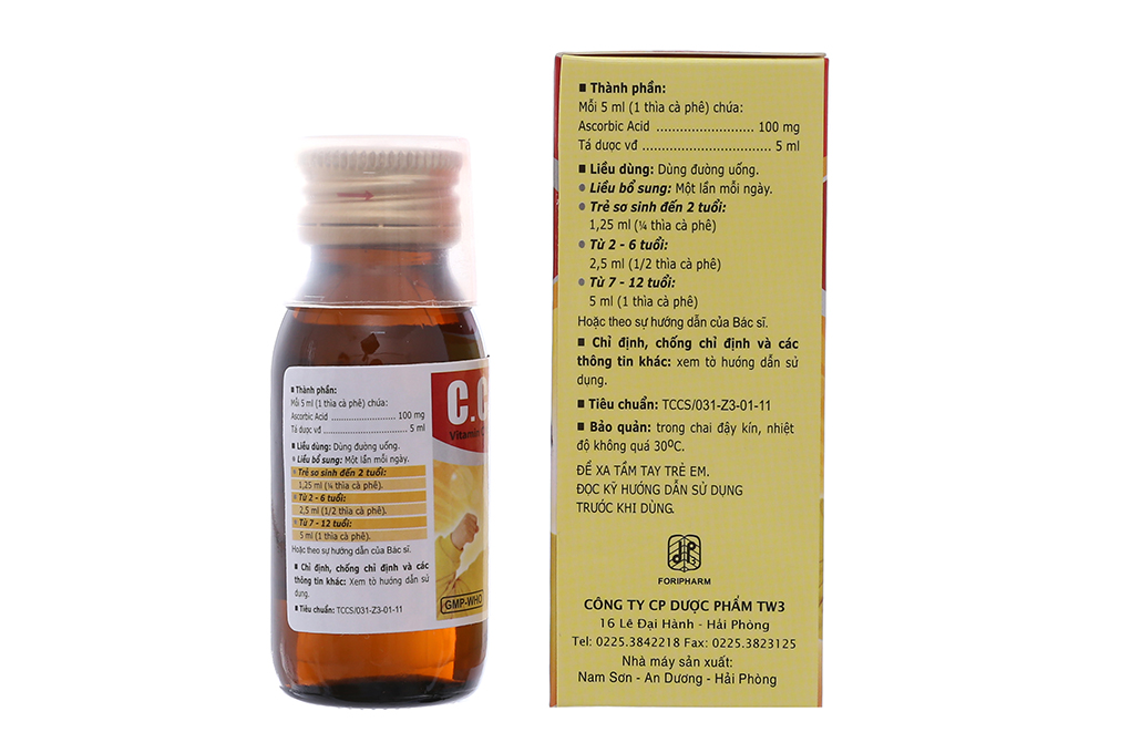 Cách sử dụng Vitamin C 100mg/5ml như thế nào?
