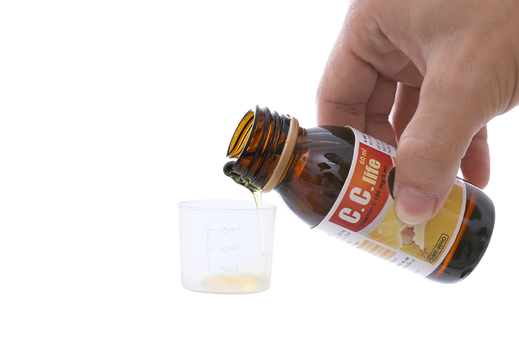 Siro C.C.Life 100mg/5ml bổ sung vitamin C, tăng đề kháng