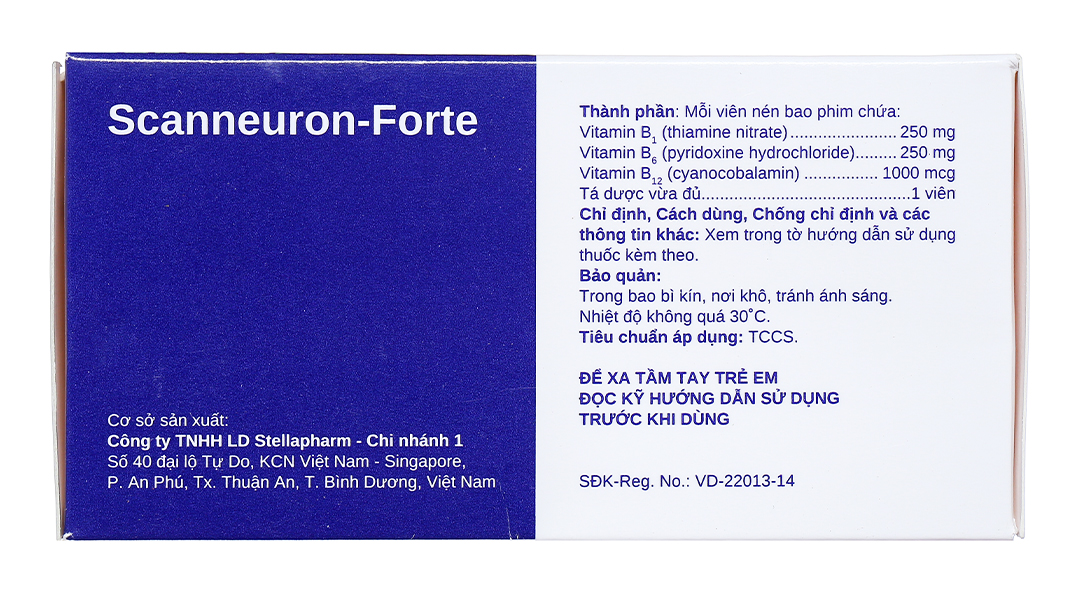 Scanneuron - Forte hỗ trợ trị các rối loạn hệ thần kinh