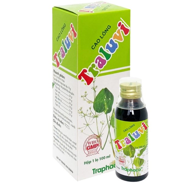 Cao lỏng Traluvi giúp trẻ ăn ngon, ngừa mồ hôi trộm