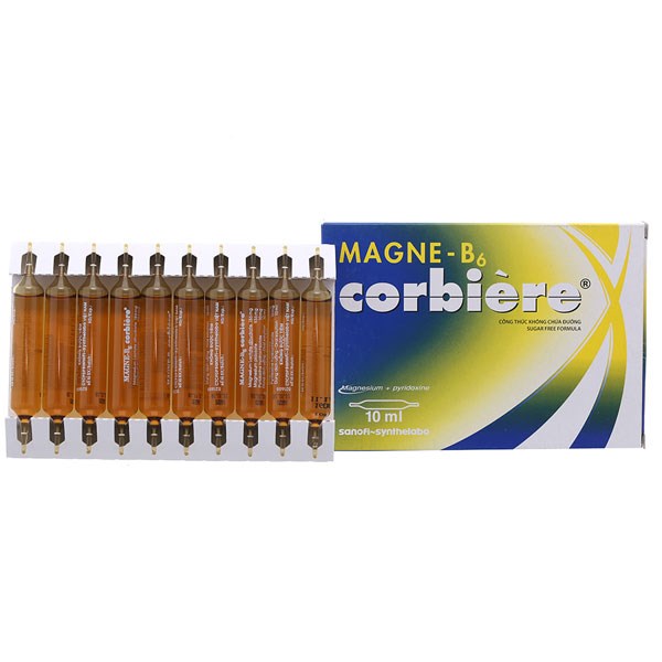 Dung dịch uống Magne - B6 Corbière trị các trường hợp thiếu magie