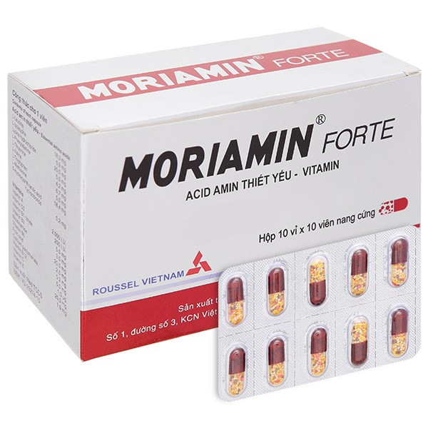 Moriamin Forte bổ sung acid amin và vitamin